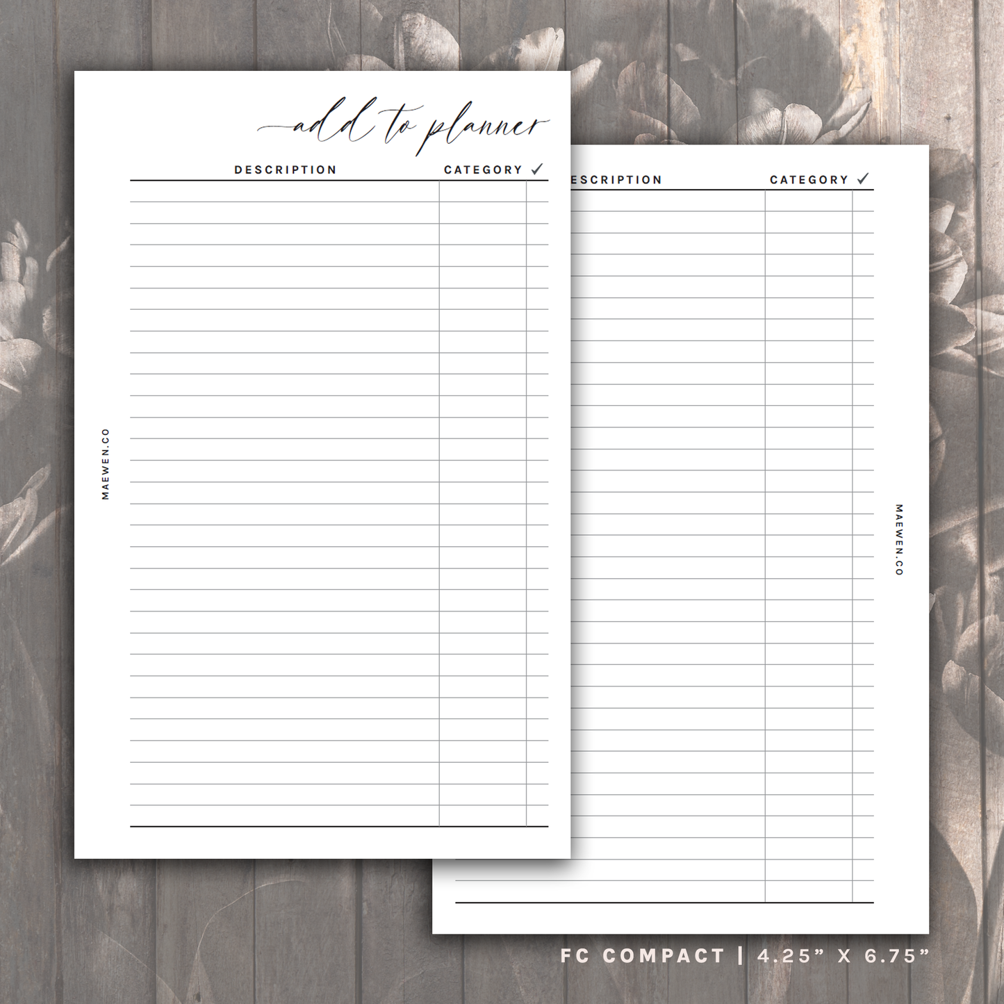 Add to Planner