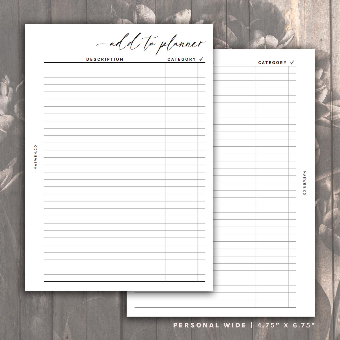 Add to Planner