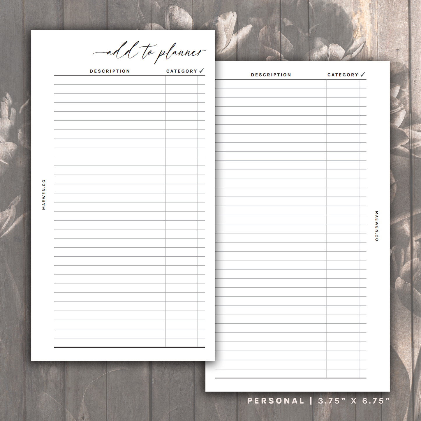 Add to Planner