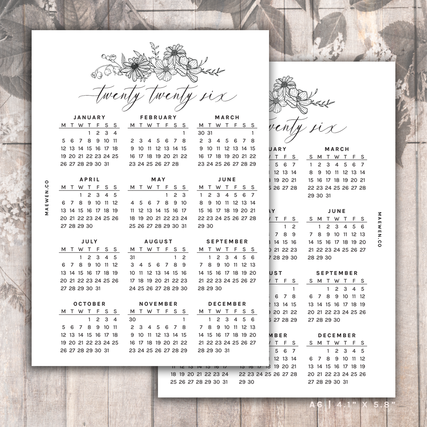Year on 1 Page 2026