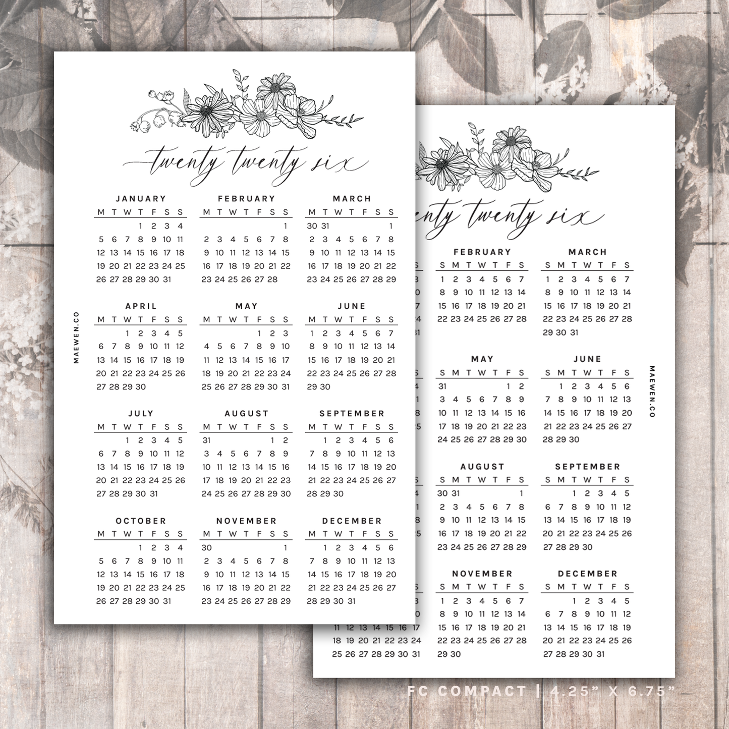 Year on 1 Page 2026
