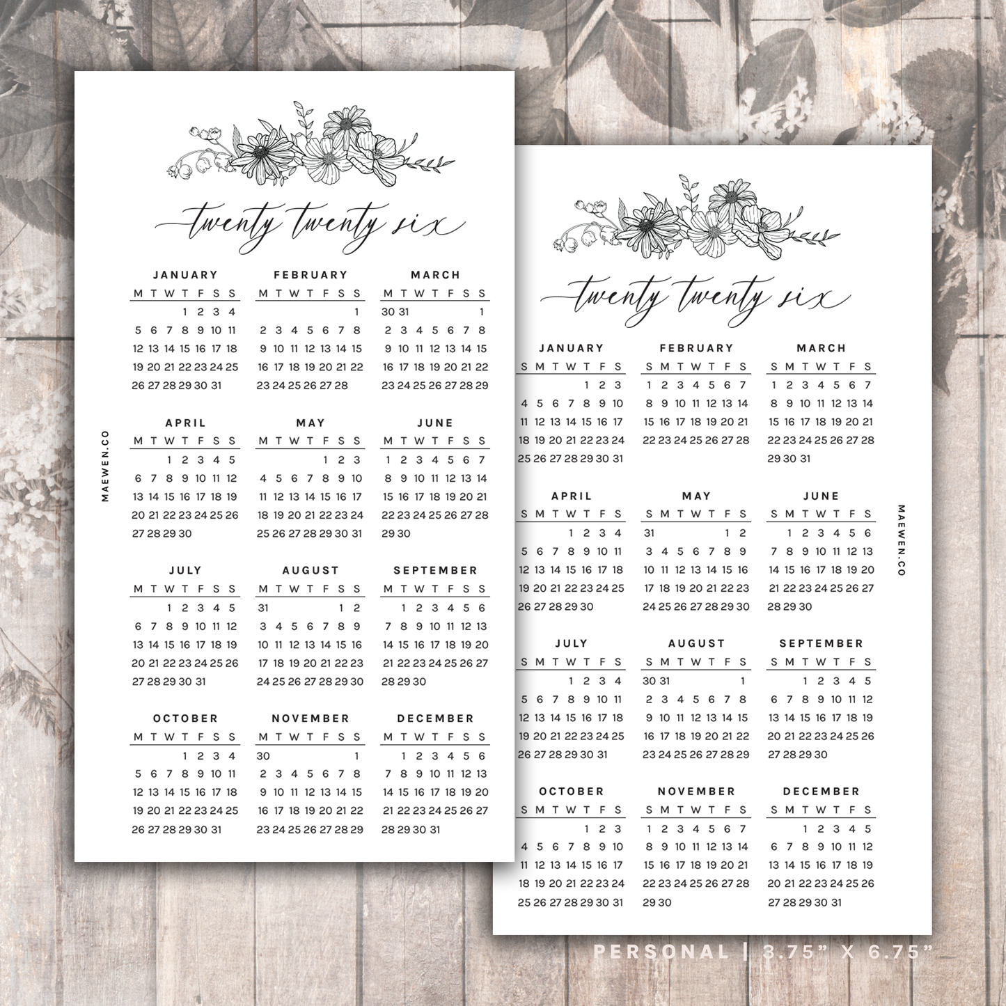 Year on 1 Page 2026
