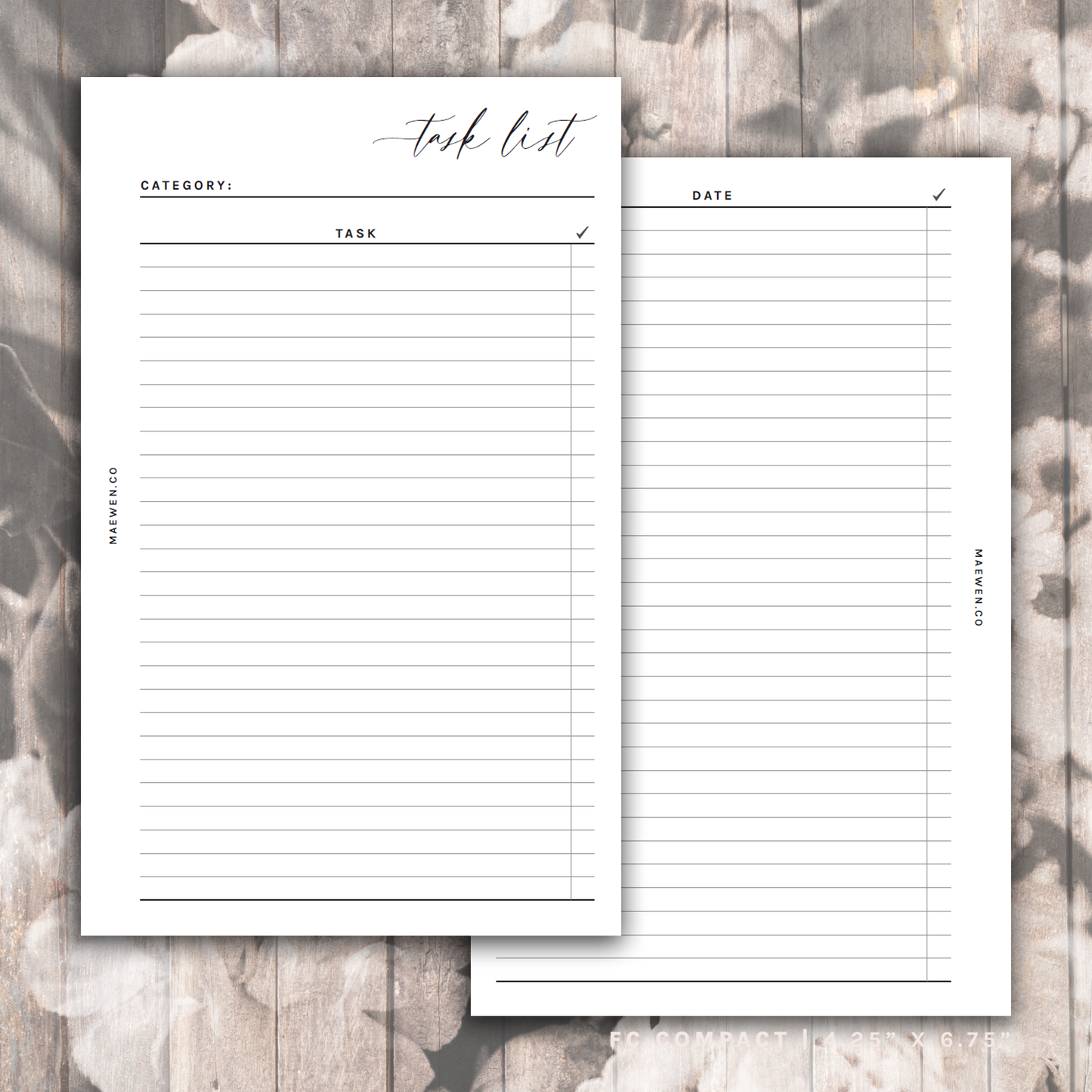 Task List