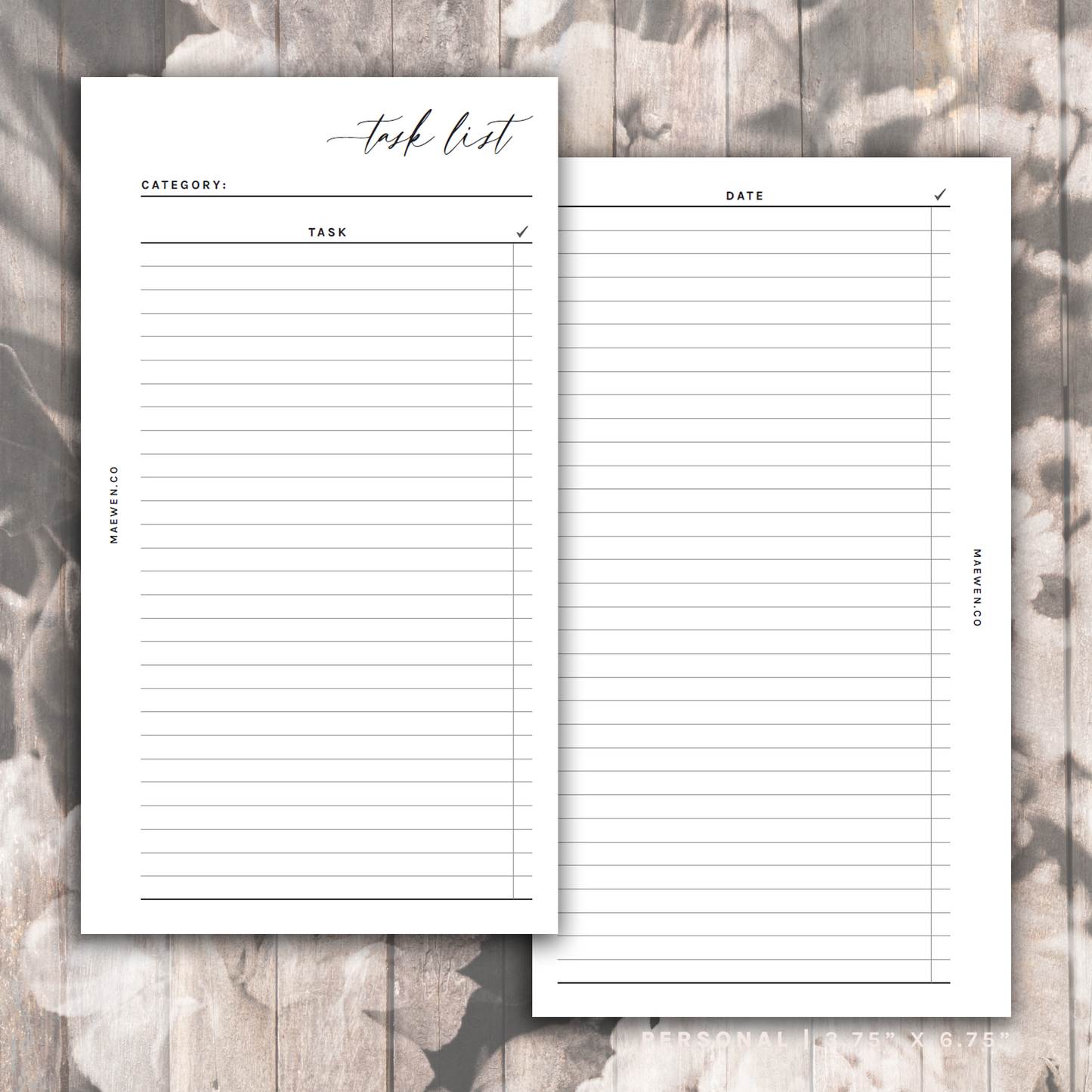 Task List