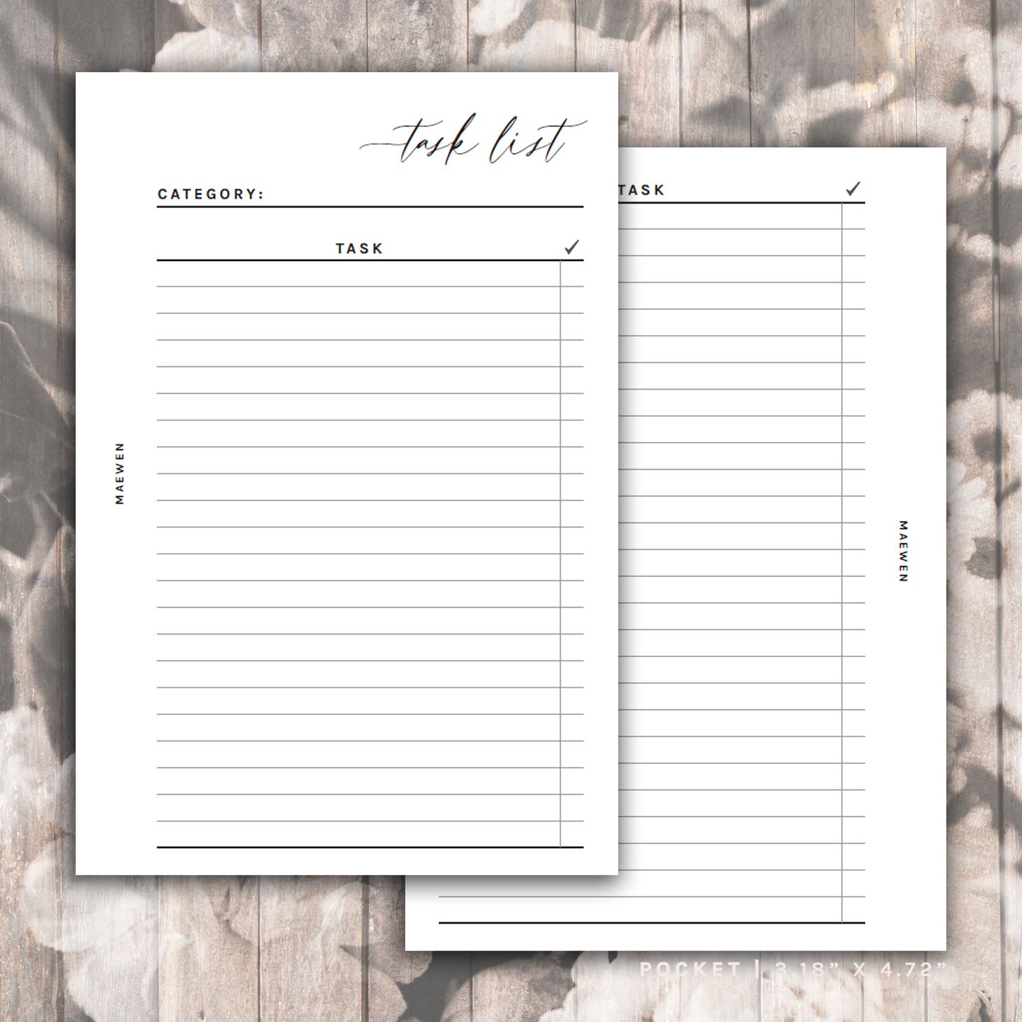 Task List